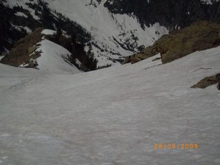 belle pendenze anche sotto il rifugio