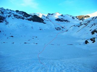 In prossimità del ref Des Evettes - vista della meta