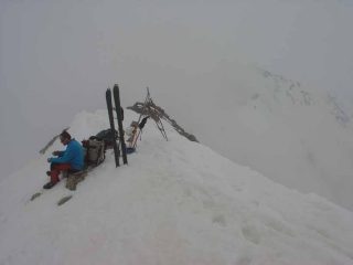 In vetta col brouillard