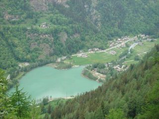 vista sul lago di Maen