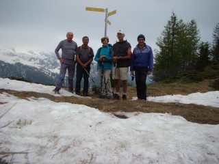 autoscatto al col di Chaneil