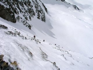 Salita al Fieschersattel