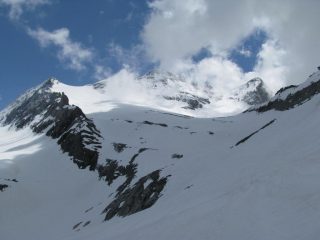 Parte alta della discesa (Ghiacciaio Homattu)