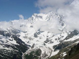 Il Monte Rosa dalla cima