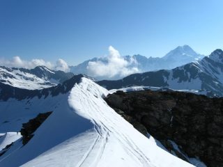 In vetta alla Tete Fenetre....