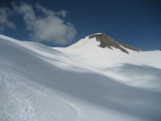 parte superiore e vetta