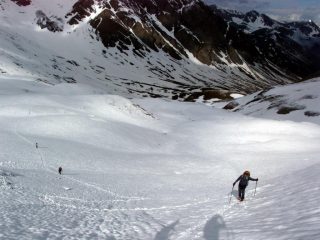 In salita nella parte centrale