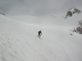 Pendii sotto la cima.