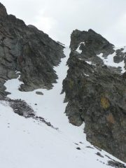 il canalino di salita