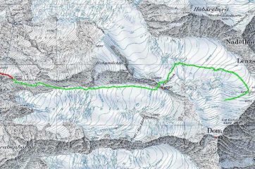 Itinerario dal rifugio