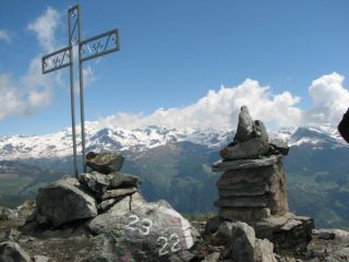 Sulla punta della Becca d' Aver