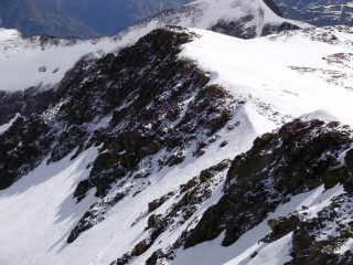 Canale di discesa dal colle