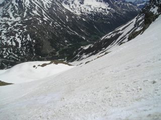 La parte bassa del canale