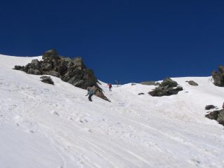 inizio discesa dal colle