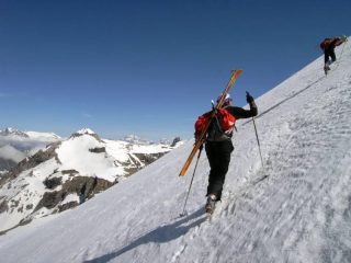 I ripidi pendii superiori