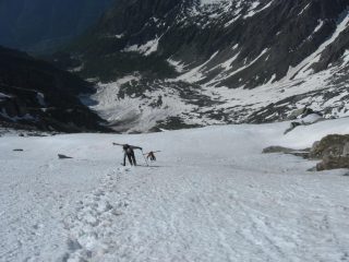 Il pendio sotto il colle