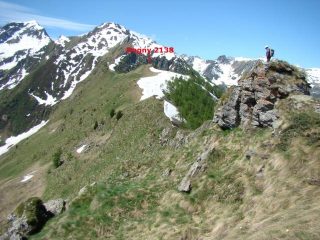 sulla cresta del Digny 2138m
