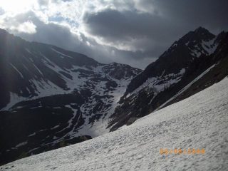 cielo minaccioso verso la Gardetta