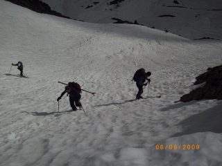 uscita ripida al colle: ognuno a suo piacimento!