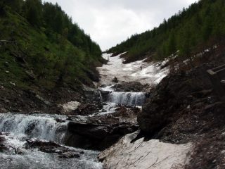 La neve al ponte d'Almiane