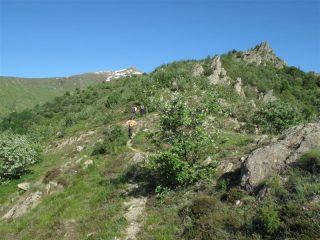 Salita lungo la costa degli Archetti