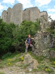 sotto i bastioni della Sacra di San Michele