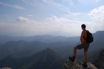 vista dalla cima