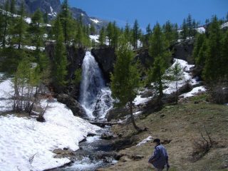 Cascata in cima alla Valmasque