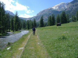 Scendendo nel Vallon des Minières