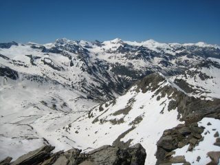 Vista sul gruppo Ciamarella