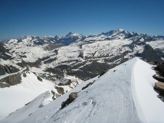 Gran Paradiso dalla cima del Carro