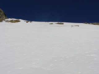 La rampa che dà accesso al ghiacciaio