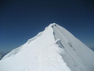 cresta finale in prox della vetta