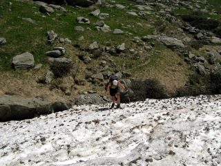 Valanga dopo l'Alpe Nuova