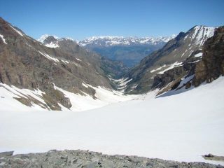 dal col Fenis il vallone Clavalitè 