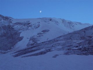 Prima seraccata con la luna