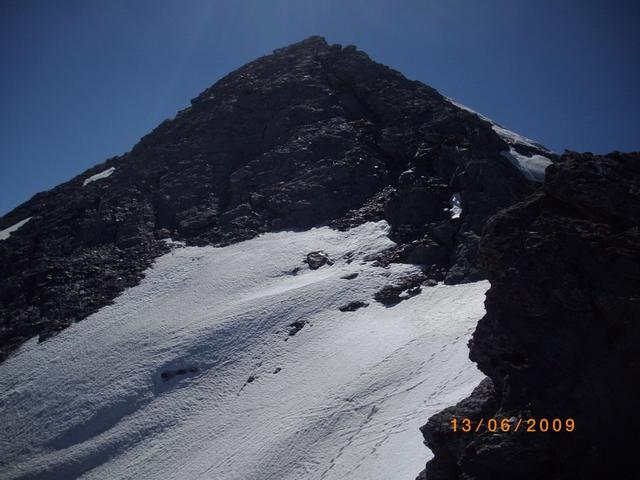 la cresta finale nei pressi del colletto q. 2900