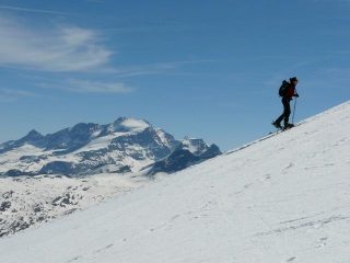 Verso la vetta col Grampa 