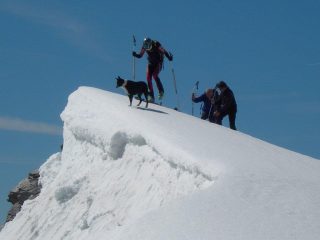 partenza dalla vetta