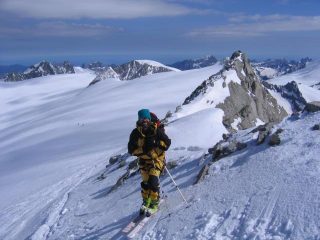 Pronto per la splendida discesa...