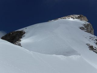 La cima dalla sella