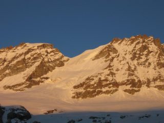tramonto sul colle