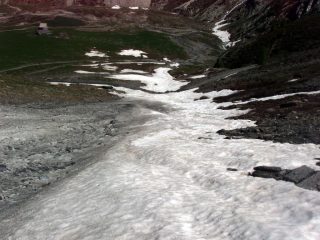 Il canale basso con cui si arriva a pochi minuti dallo Scarfiotti