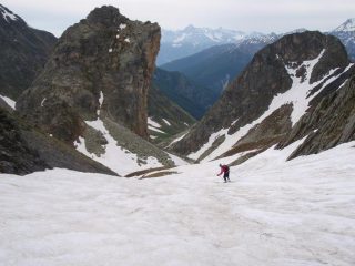 Tom in discesa nel canale