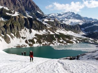 Poco sopra il Lago Serrù