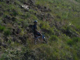 Antonio osserva il panorama