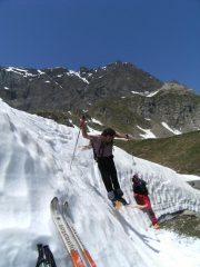 Diego in volo supera l'esame da ripidista