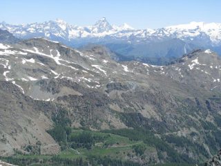 Panorama verso il Cervino