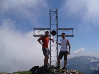 Massimo e io in vetta