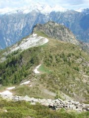  il colle dal monte Pousseuil